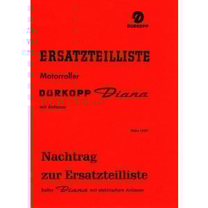Dürkopp Diana mit Anlasser Ersatzteillkatalog