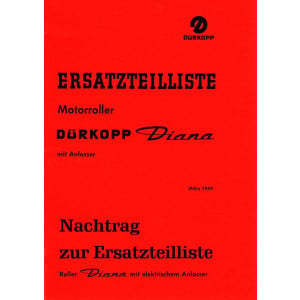 Dürkopp Diana mit Anlasser Ersatzteillkatalog