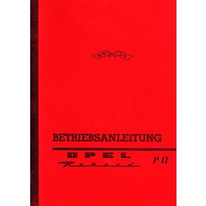 Opel Rekord P II Bedienungsanleitung