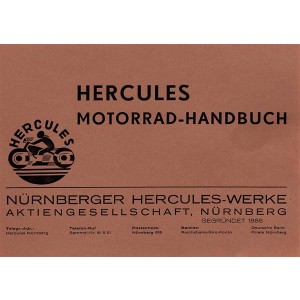 Hercules Vorkreigs Motorräder Betriebsanleitung