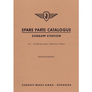 Zündapp Citation Spare Parts List