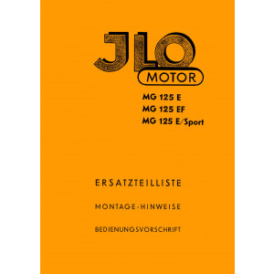 ILO MG125 E/EF/E-Sport Betrieb Teile Reparatur