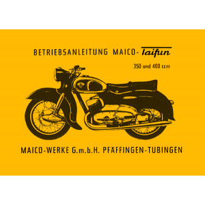 Maico Taifun 350 und 400 ccm Betriebsanleitung