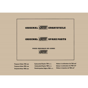 Goliath GP700 GP900 und GP900E Ersatzeilkatalog