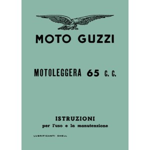 Moto Guzzi Motoleggera 65 Istruzioni