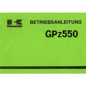 Kawasaki GPz550 Betriebsanleitung
