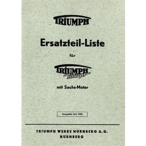 Triumph Knirps mit Sachs-Motor Ersatzteilliste