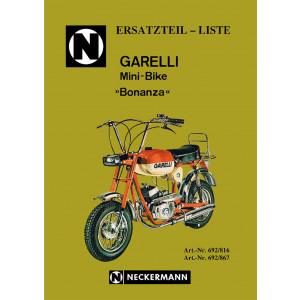 Garelli Bonanza Mini-Bike Ersatzteilliste