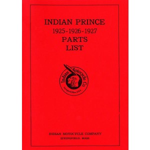 Indian Prince 1925 to 1927 Parts List