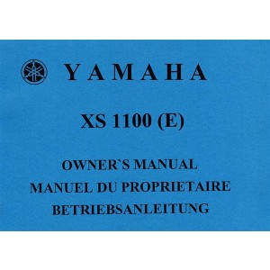 Yamaha XS1100 (E) Bedienungsanleitung