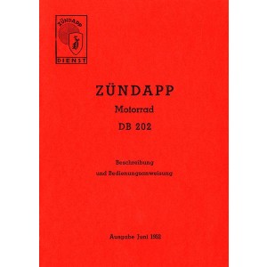 Zündapp DB202 Betriebsanleitung