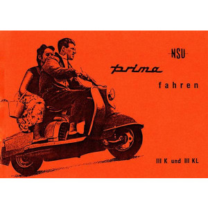 NSU Prima III K und III KL Roller Betriebsanleitung