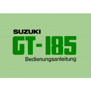 Suzuki GT185 Betriebsanleitung