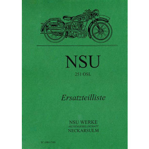 NSU 251OSL Ersatzteilkatalog