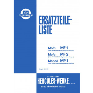Hercules MF1 MF2 und MP1 Ersatzteilkatalog