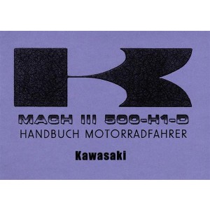 Kawasaki MotorradcMach III 500-H1-D, Betriebsanleitung