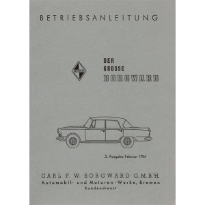 Borgward P100 Betriebsanleitung