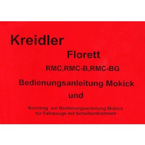 Kreidler Florett RMC/RMC-B/RMC-BG Bedienungsanleitung