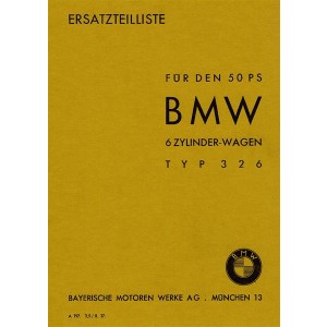 BMW Typ 326 Ersatzteilkatalog