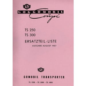 Goggomobil TS250 und TS300 Ersatzteilkatalog