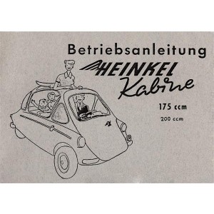Heinkel Kabine 175 und 200 ccm, Betriebsanleitung