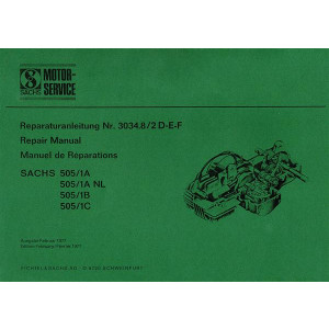 Sachs 505 Reparaturanleitung