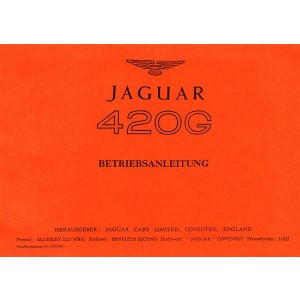 Jaguar 420 G Betriebsanleitung