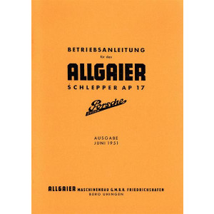 Allgaier AP17 Traktor Betriebsanleitung