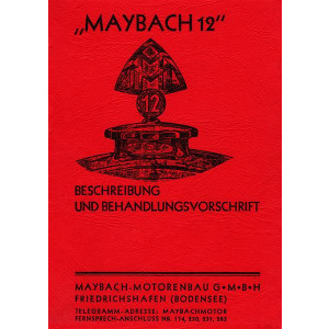 Maybach 12 Betriebsanleitung