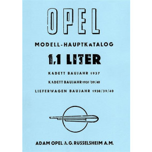 Opel Modell Kadett Ersatzteilkatalog
