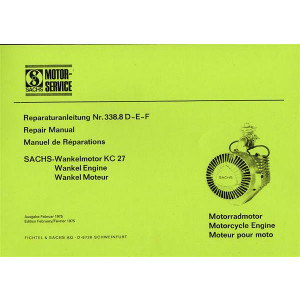 Sachs-Wankelmotor KC 27 Reparaturanleitung 