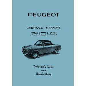 Peugeot 304 Cabriolet und Coupé Werkstattdaten
