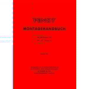 Fendt Farmer 2 und Farmer 2D Montagehandbuch