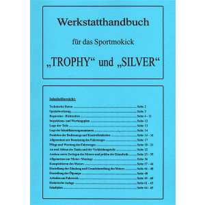 Macal Sportmokick Trophy und Silver Werkstatthandbuch