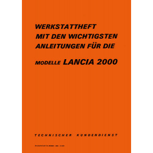 Lancia 2000 Reparaturanleitung