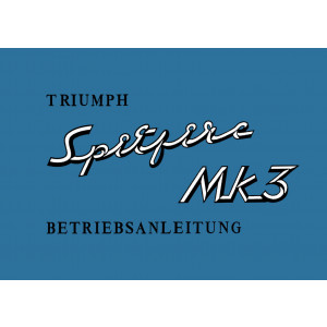 Triumph Spitfire MK 3 Betriebsanleitung