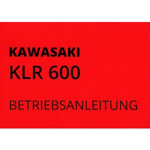 Kawasaki KLR600 Betriebsanleitung