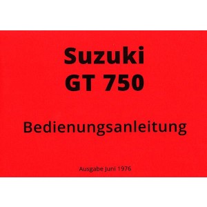 Suzuki GT 750 Betriebsanleitung