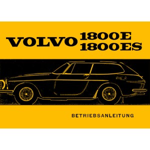 Volvo 1800 Modelle E und ES Betriebsanleitung