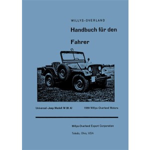 Willys Jeep M 38 AL Handbuch für den Fahrer