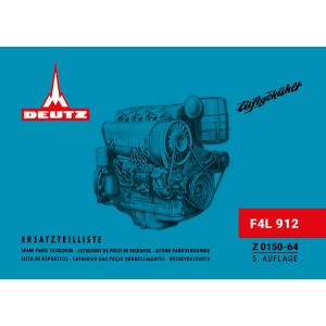 Deutz F4L 912 Motor Ersatzteilkatalog