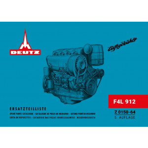 Deutz F4L912 Motor Ersatzteilkatalog