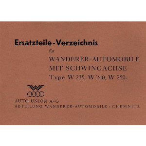 Wanderer W 235 / W 240 / W 250 Ersatzteilkatalog