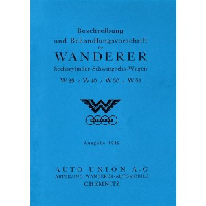 Wanderer W 35 /W 40 /W 50 /W 51 Betriebsanleitung
