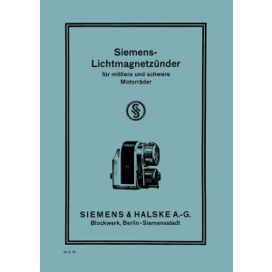 Siemens Lichtmagnetzünder Betriebsanleitung