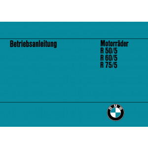 BMW R 50/5- R 60/5- R 75/5 Betriebsanleitung