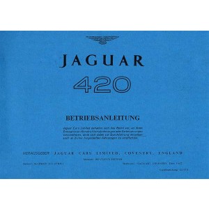 Jaguar 420 Betriebsanleitung