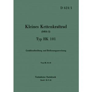 NSU - Kleines Kettenkraftrad Typ HK 101 (SdKfz 2) Betriebsanleitung