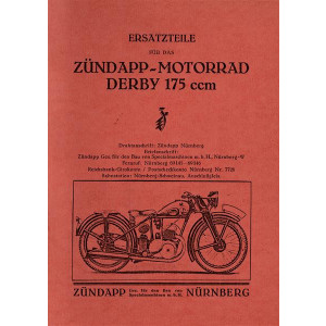 Zündapp Derby 175 ccm Ersatzteilkatalog