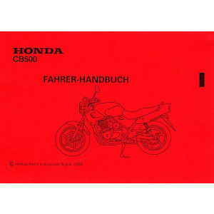 Honda CB500 Fahrerhandbuch